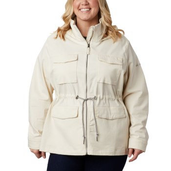 Columbia Tummil Pines Plus Size, Chamarras Creme Para Mujer | 549307-VNC